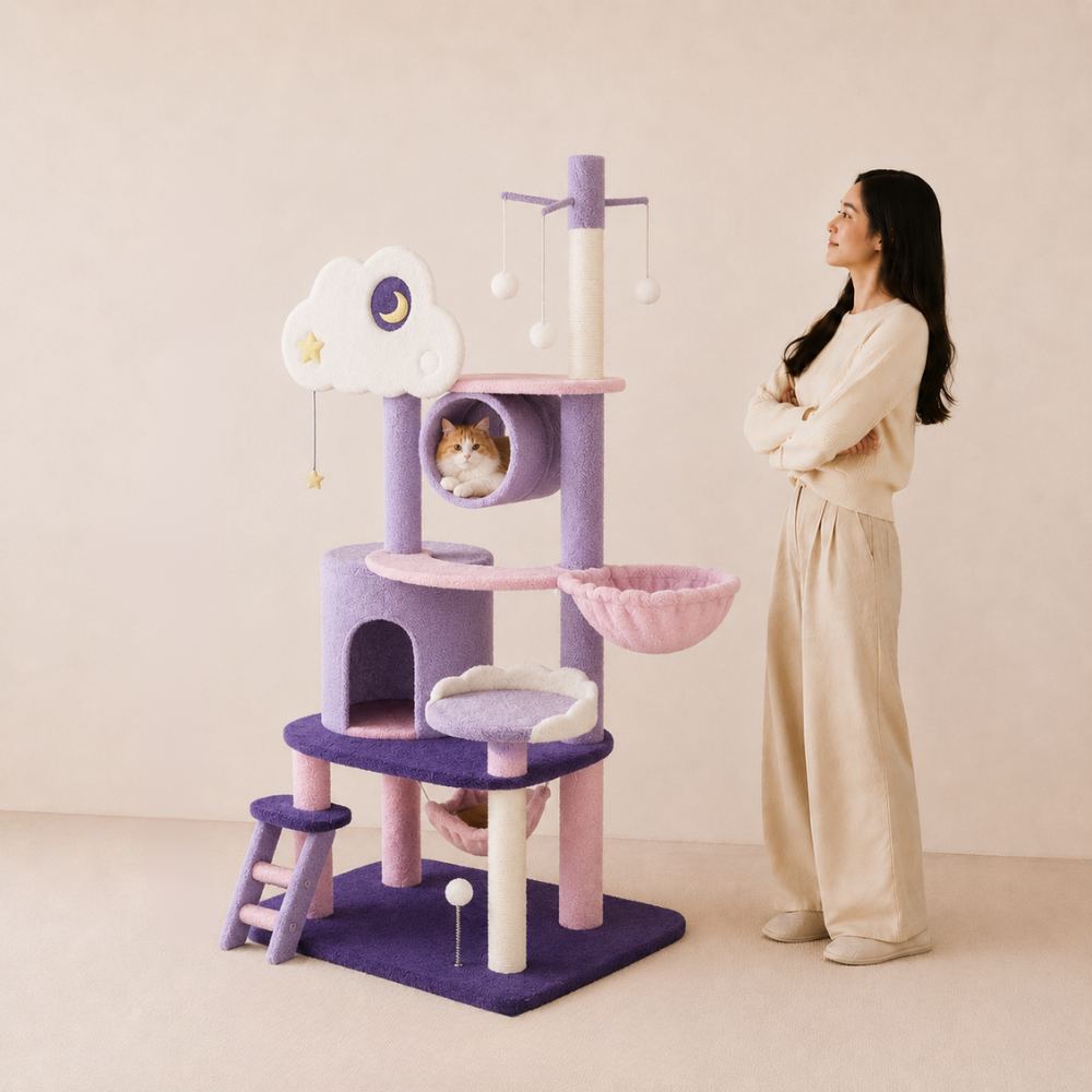 Fantasy Series Climbing Frame Cat Tree - 165cm