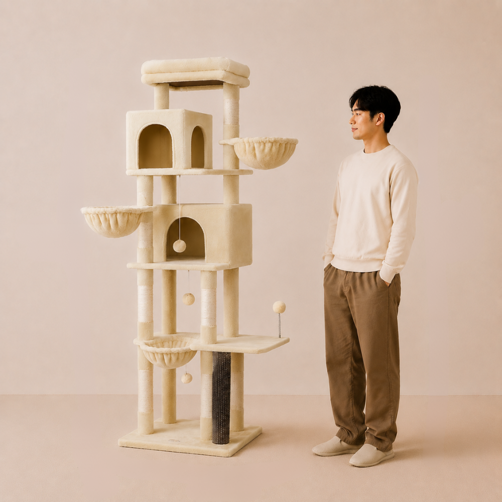 Cat Tree, 175 cm Tall Cat Tower