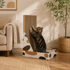 Pounce Panel - Vertical Cat Scratcher with Base Tray for Indoor Cats