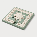 Master Puzzle Level 4 Multi-Compartment in matte sage green on a light neutral background