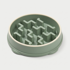 Feast Mat Slow Feeder in matte sage green on a light neutral background
