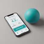 Roll app screen showing play session stats and auto-play button