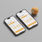 Bounce app screen showing bounce intensity slider