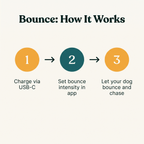 Bounce Smart Bouncing Ball - how it works step diagram