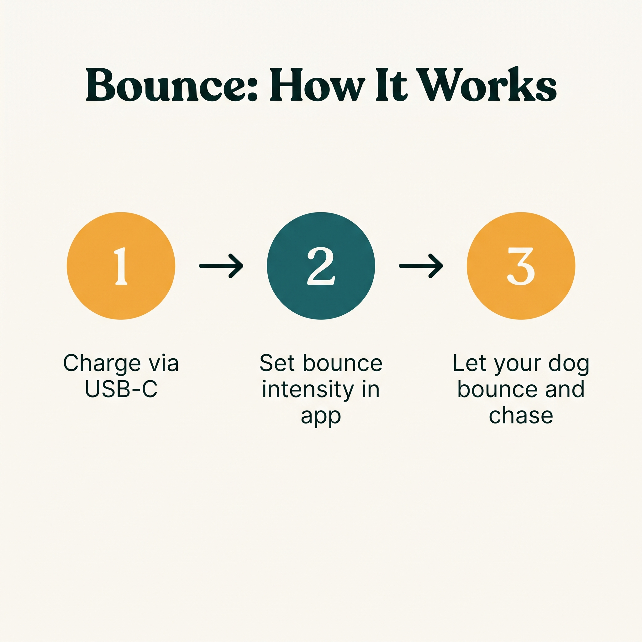Bounce Smart Bouncing Ball - how it works step diagram