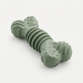 Titan Bone Power Chewer Nylon Bone in matte sage green on a light neutral background