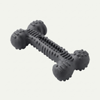 Chew & Clean Rubber Dental Stick in matte charcoal grey on a light neutral background