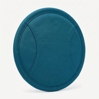 AquaFly Floating Water Frisbee in matte deep teal on a light neutral background