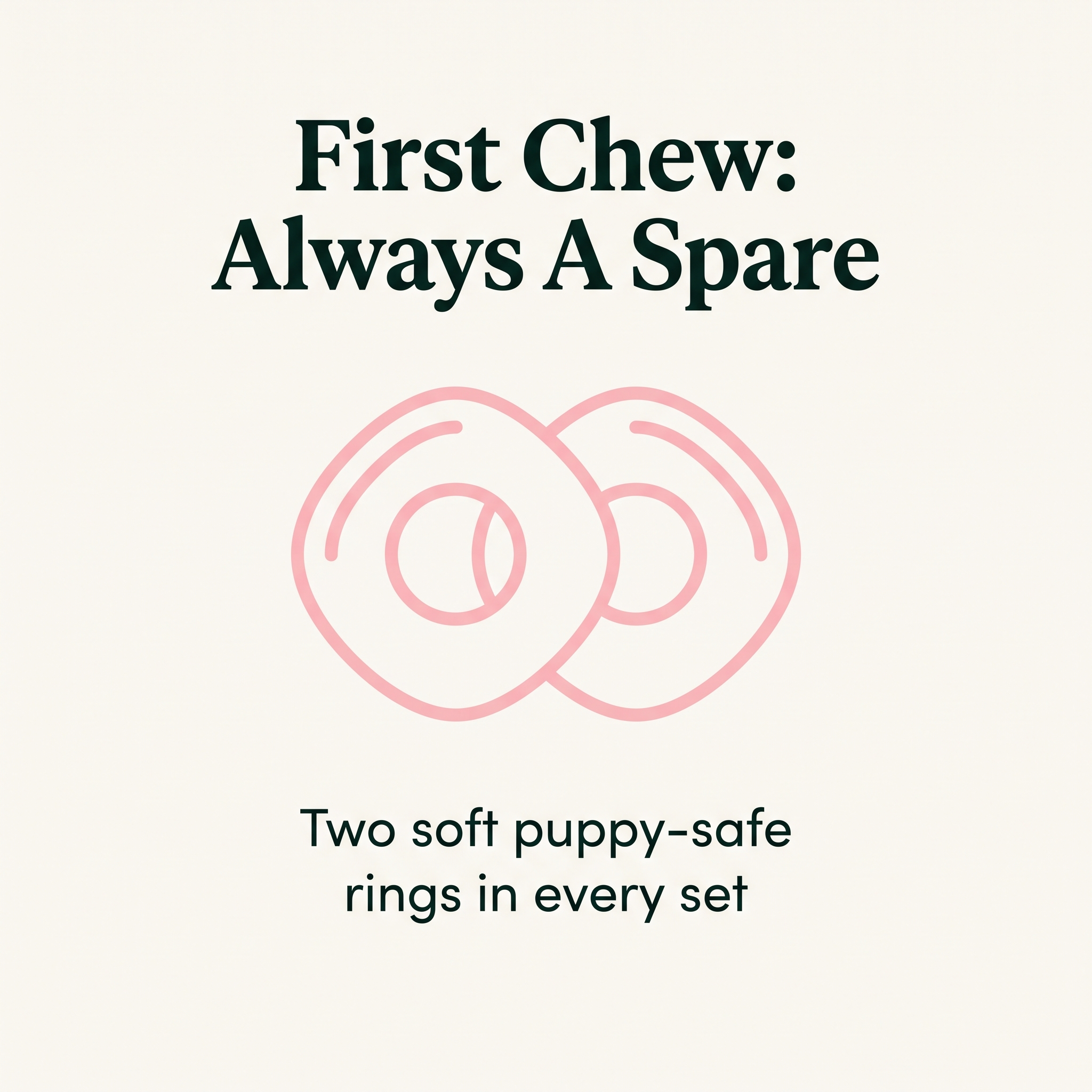 First Chew Soft Ring Set (2-Pack) callout
