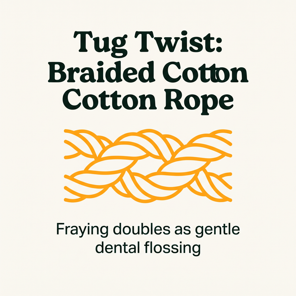Tug Twist Cotton Rope Toy material callout