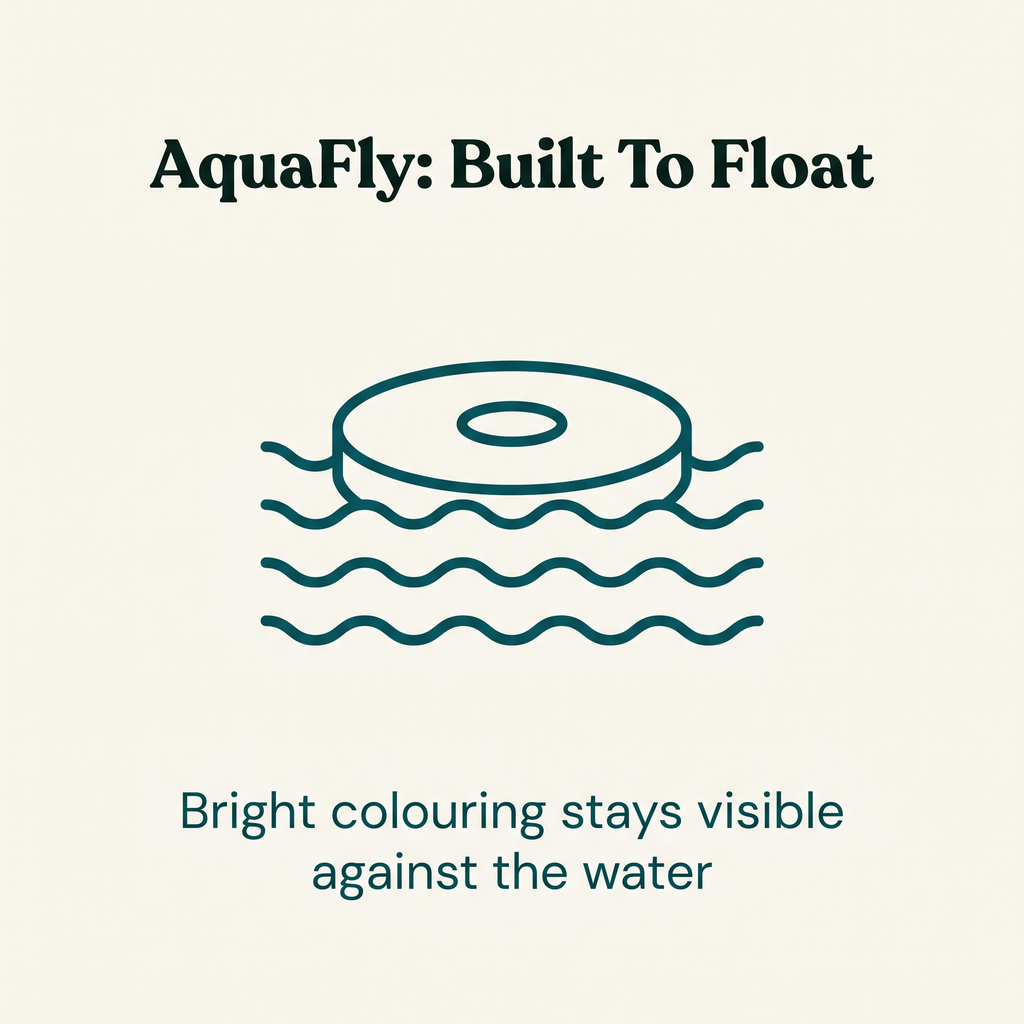 AquaFly Floating Water Frisbee floating callout