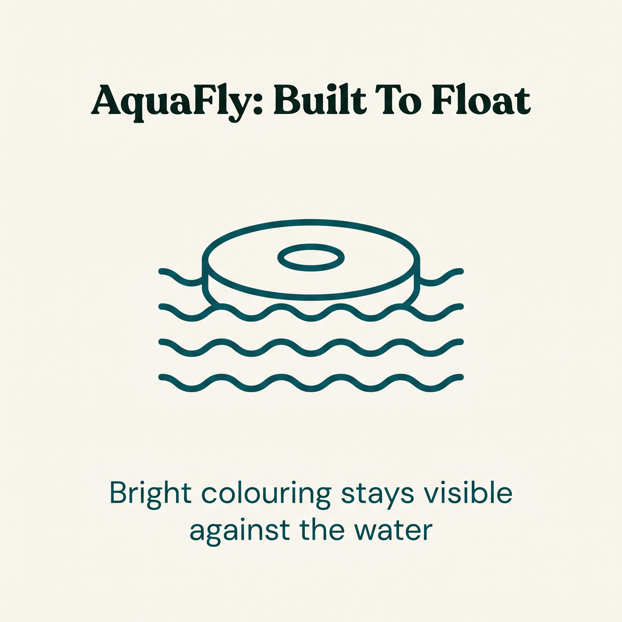 AquaFly Floating Water Frisbee floating callout