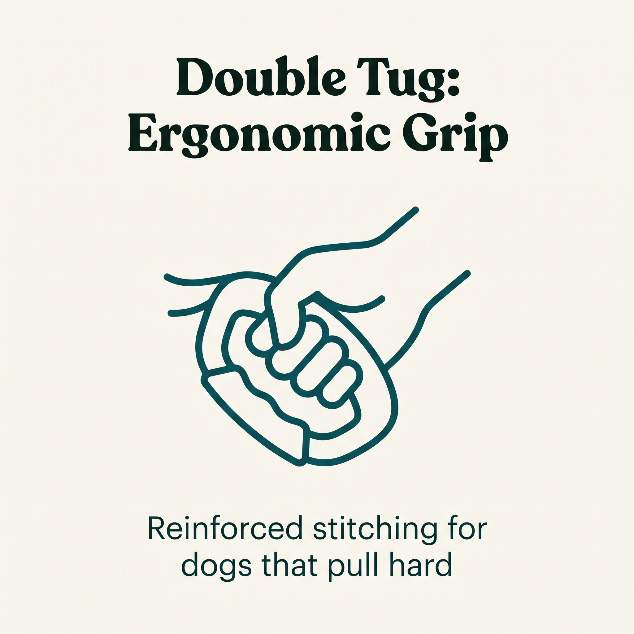 Double Tug Rope + Rubber Handle grip callout