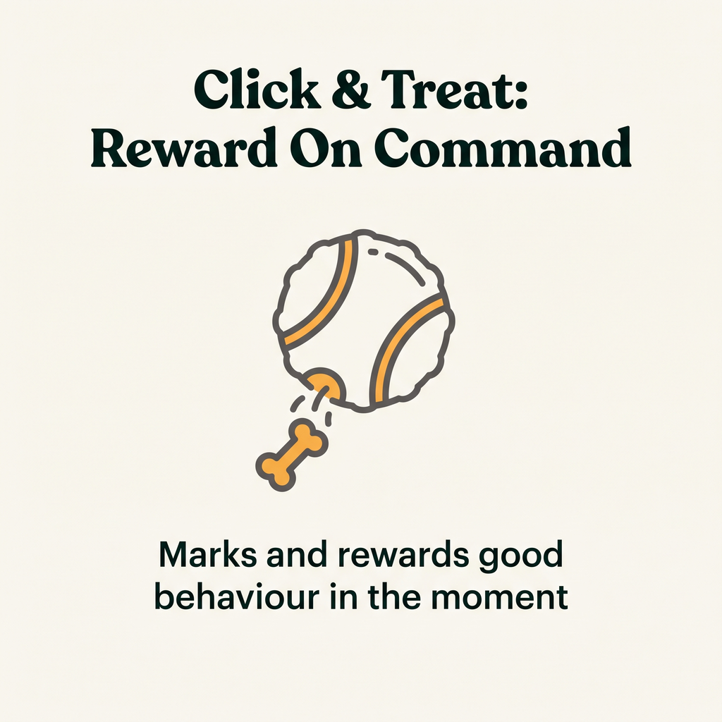 Click & Treat Training Reward Ball feature callout