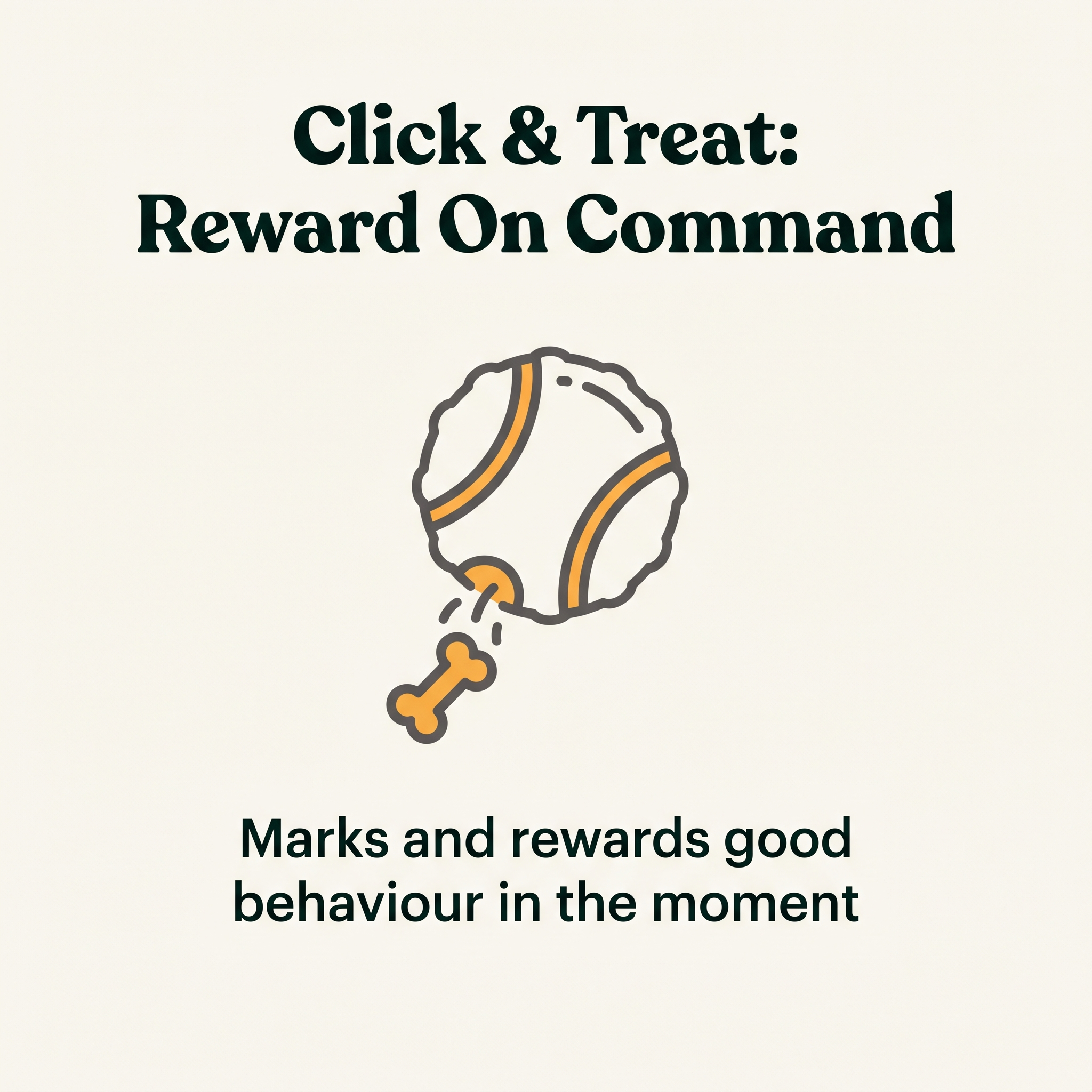 Click & Treat Training Reward Ball feature callout