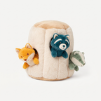 Burrow Buddies Hide & Seek Set in cream and marigold-orange on a light neutral background