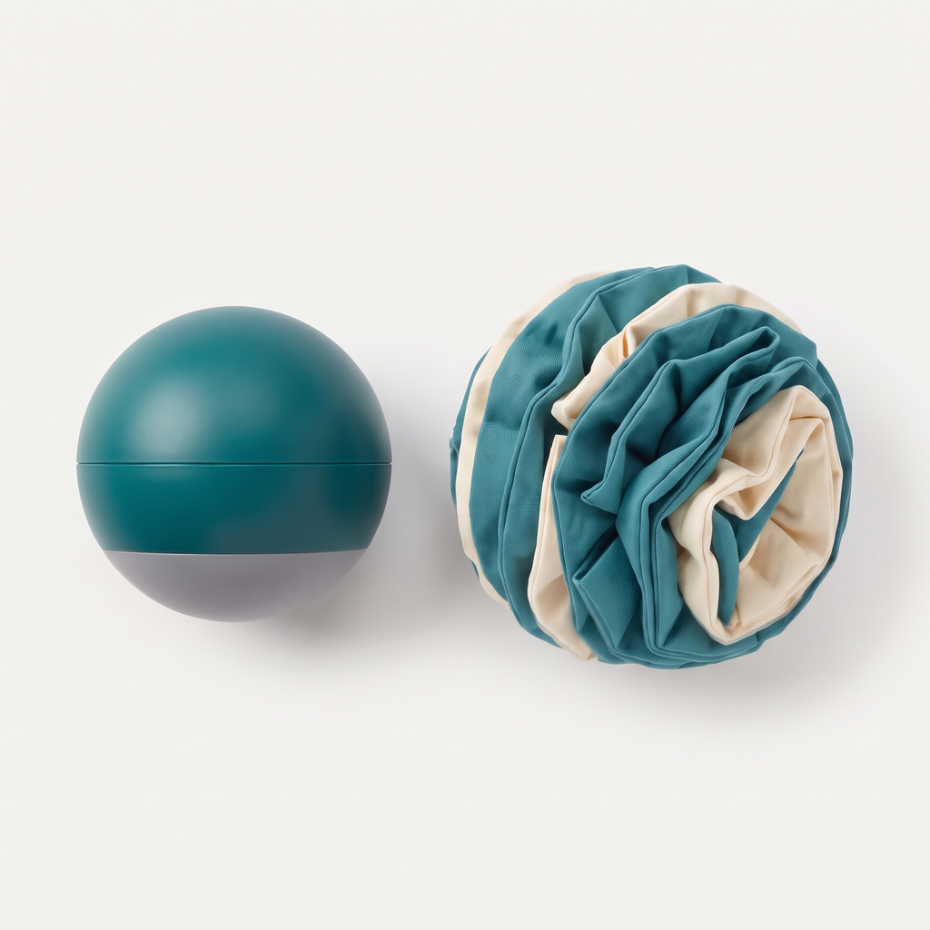 Smart Play Starter Bundle flat-lay with app-controlled rolling ball and snuffle foraging ball on white studio background