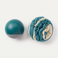 Smart Play Starter Bundle flat-lay with app-controlled rolling ball and snuffle foraging ball on white studio background