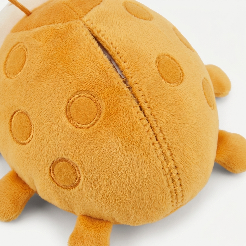 Close-up detail of Squeak Squad Plush 3-Pack showing stitching and squeaker seam