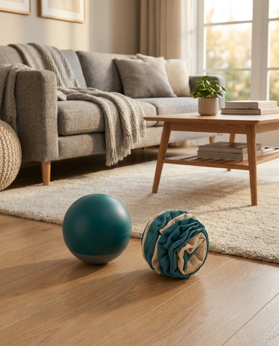 Smart Play Starter Bundle displayed on a wooden floor in a modern living room