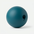 Snack Safari Treat Ball in matte deep teal on white studio background