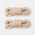 Cyclone Replacement Rope 2-Pack flat-lay in natural cotton with marigold accent on white studio background