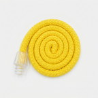 Classic Replacement Tail in Yellow — braided rope with clear quick-connect plug