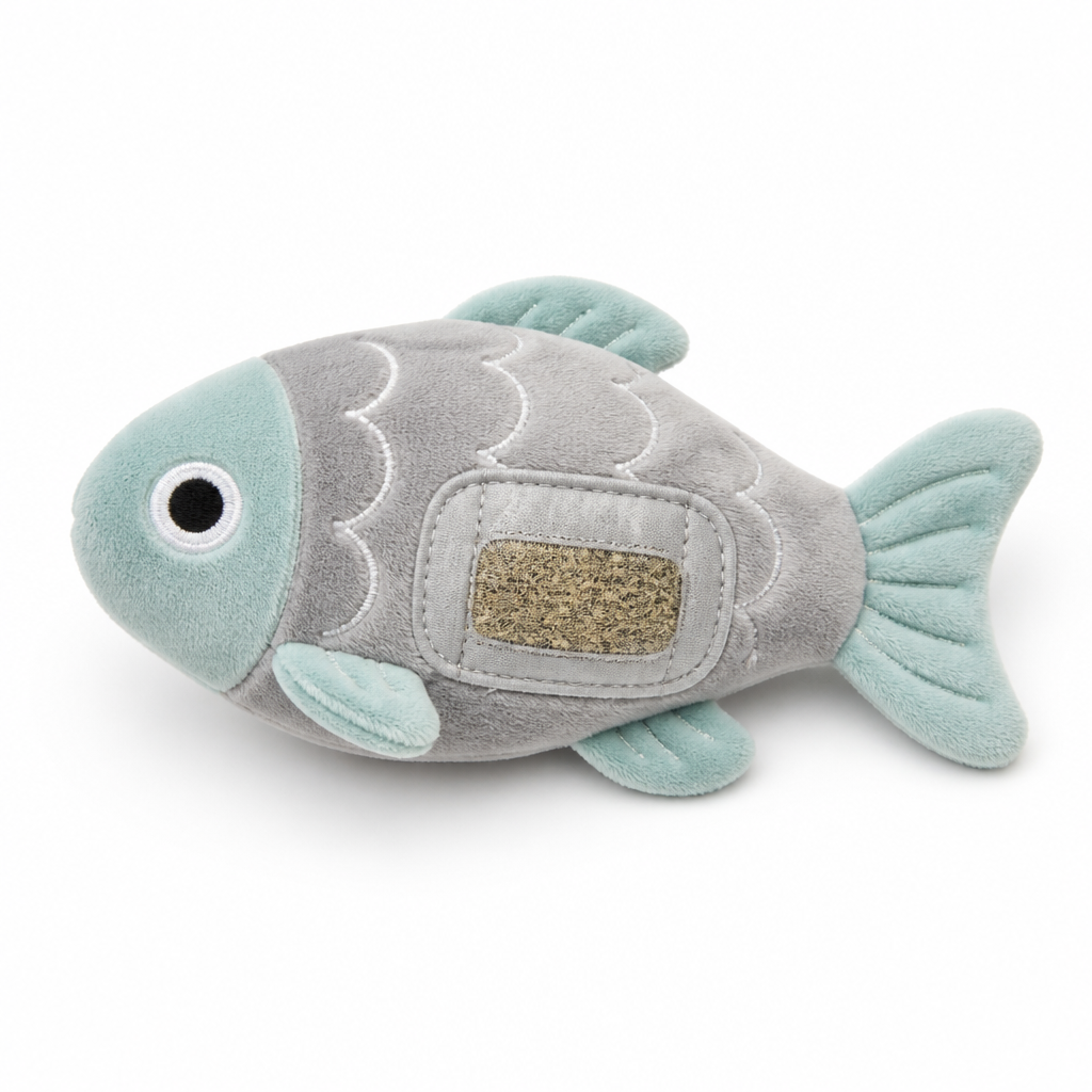 Wobble Plush Fish with Catnip