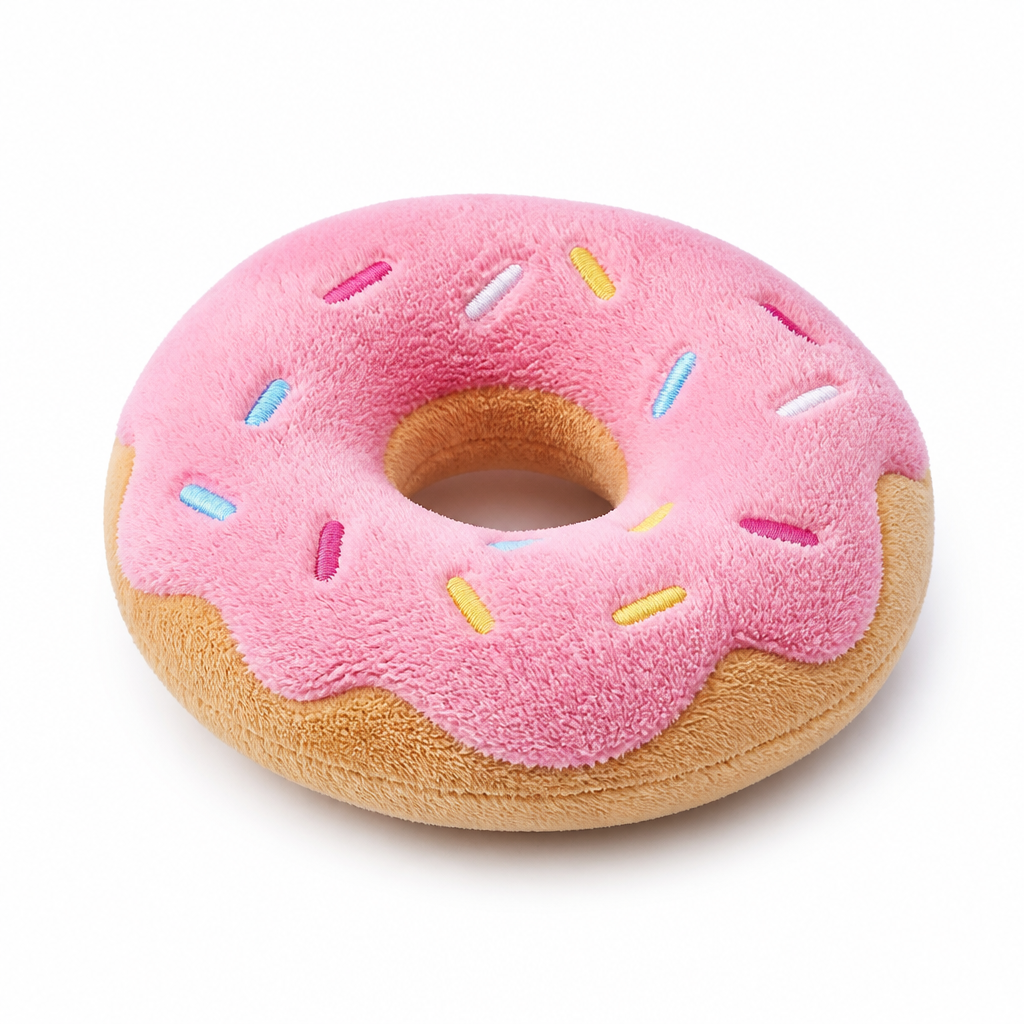 Snooze Catnip Donut Pillow Toy